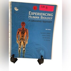 Pearson Experiencing Human Biology Textbook ~ Laboratory Approach ~ 5th Edition